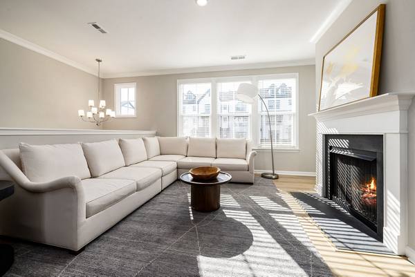living room at ABODE at Reid's Cove Homes
