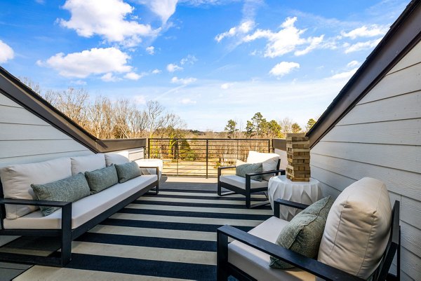 rooftop deck at ABODE at Reid's Cove Homes