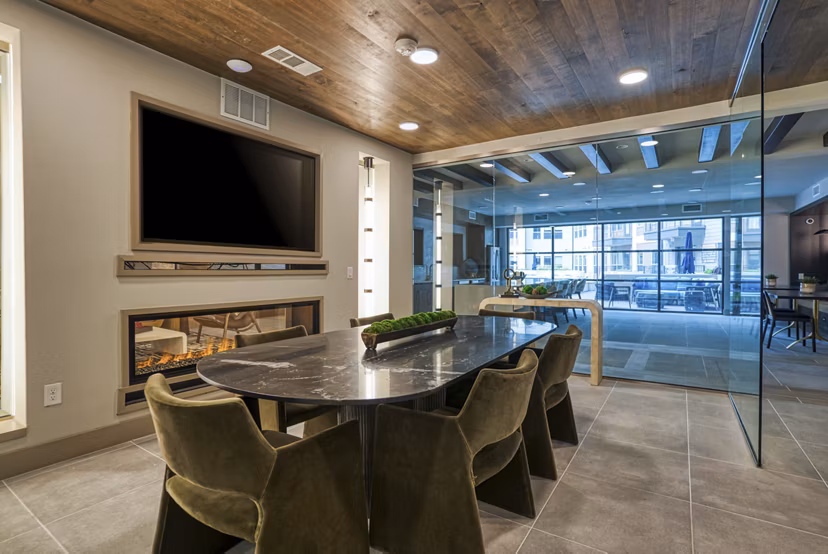 clubhouse at Alexan Braker Pointe Apartments