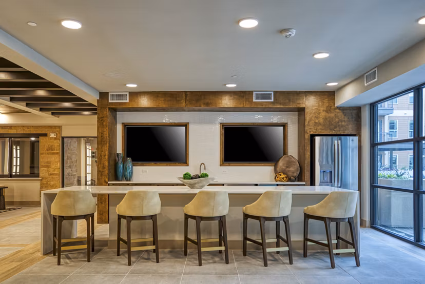 clubhouse at Alexan Braker Pointe Apartments