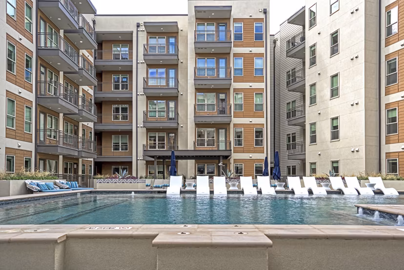 pool at Alexan Braker Pointe Apartments