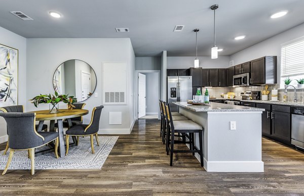 Dining area with elegant decor at Sage Stone Oak Apartments