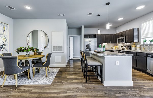 dining room at Sage Stone Oak Apartments