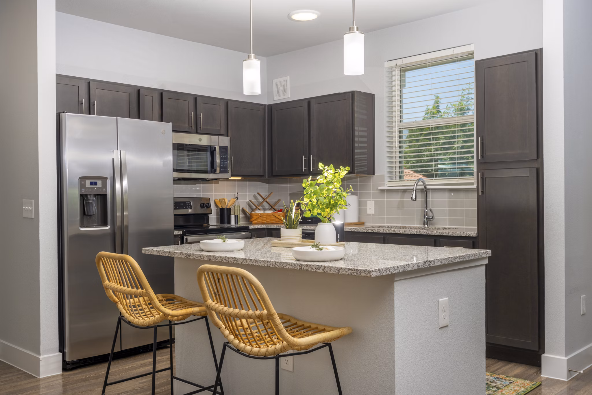 kitchen at Sage Stone Oak Apartments