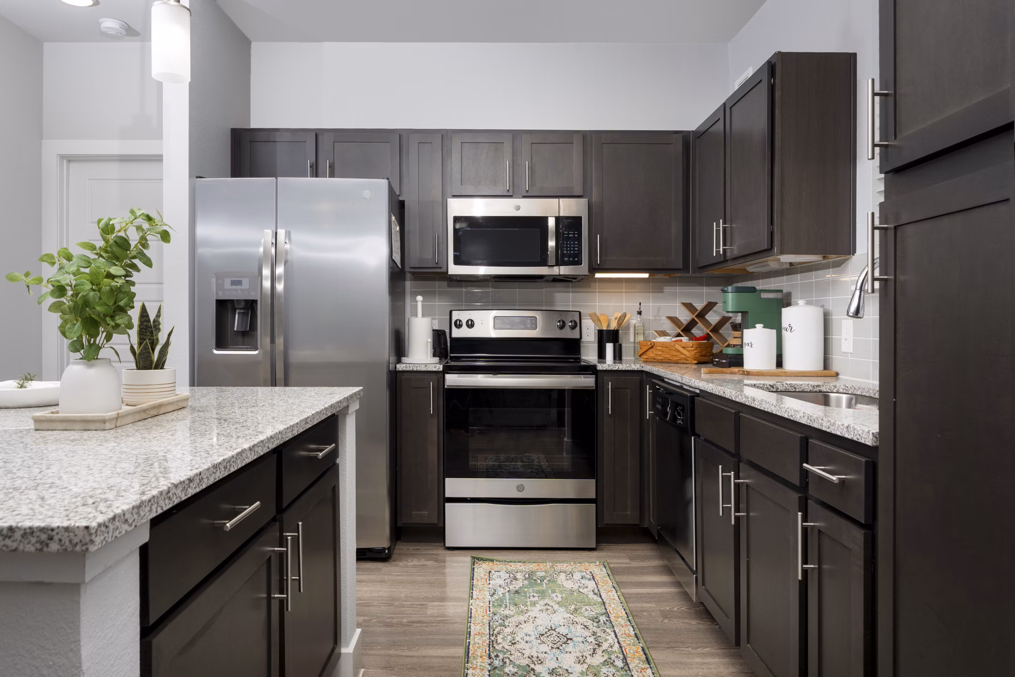 kitchen at Sage Stone Oak Apartments
