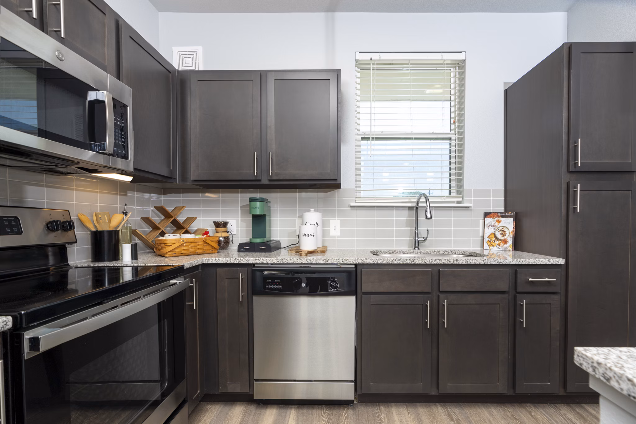 kitchen at Sage Stone Oak Apartments