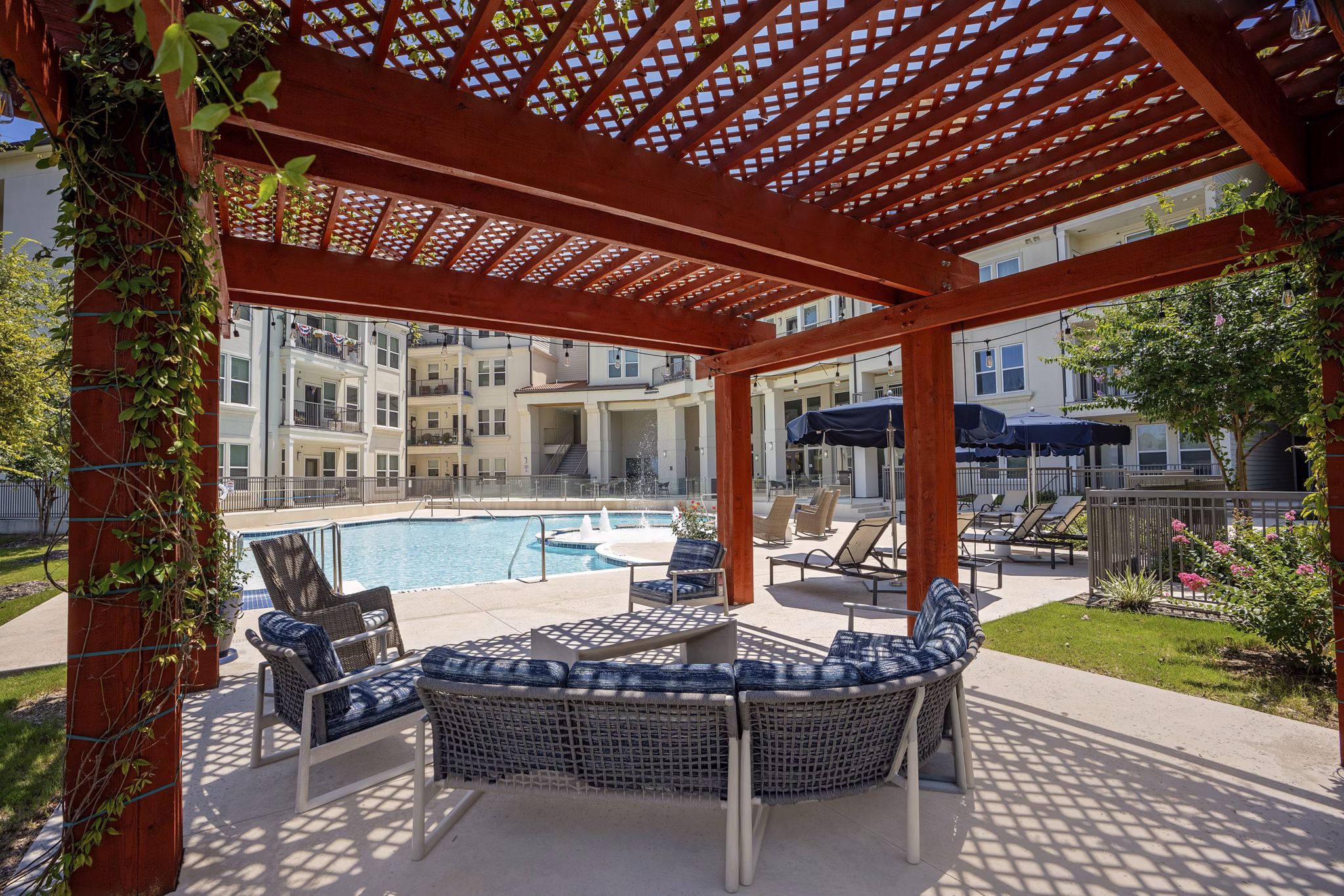 pool at Sage Stone Oak Apartments