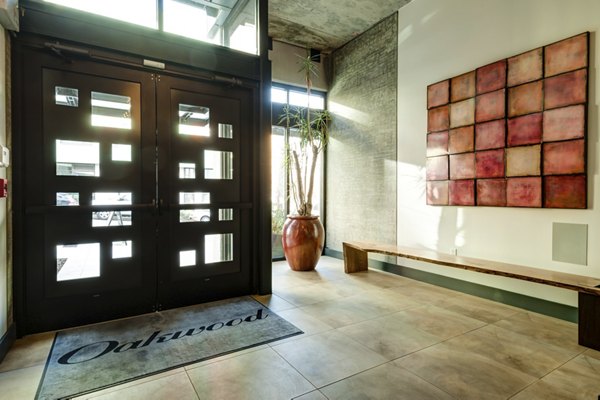 Clubhouse offering modern design and luxurious amenities at mResidences South Lake Union Apartments