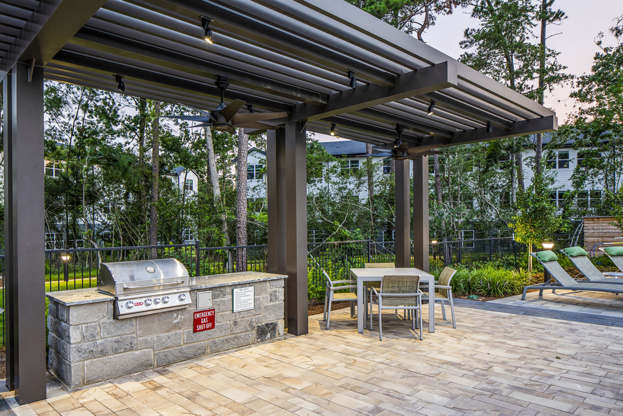 Grill area at Prose In The Pines