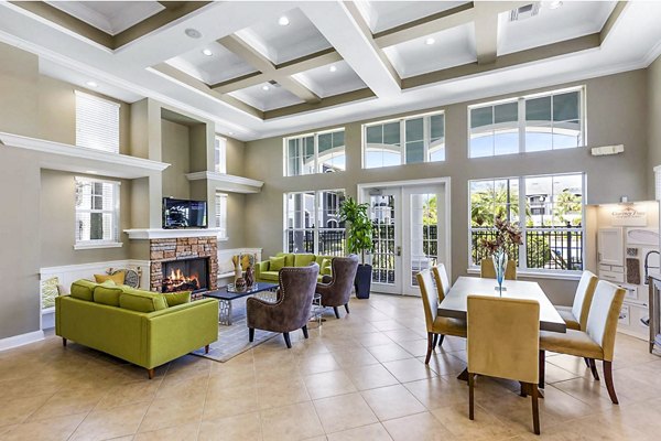 clubhouse/lobby at Courtney Trace Apartments