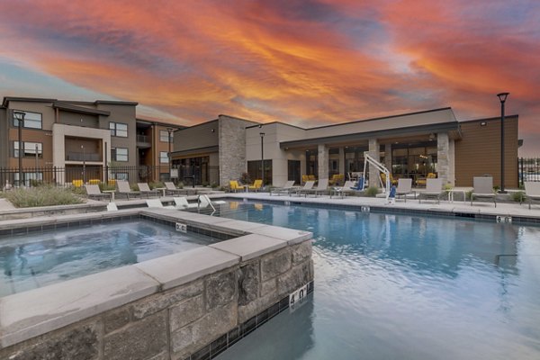 Chic rooftop pool at The Avante Apartments offering luxury relaxation and city views