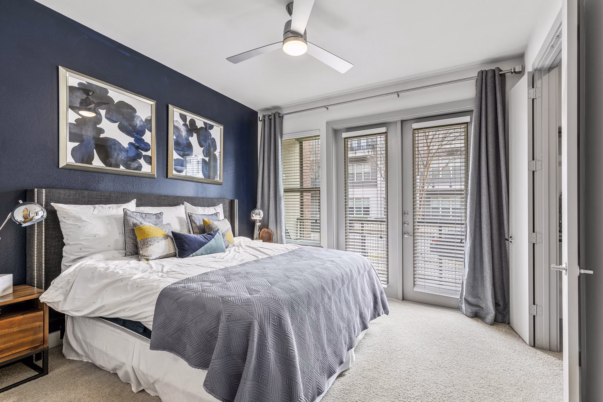 bedroom at The Briscoe Apartments 