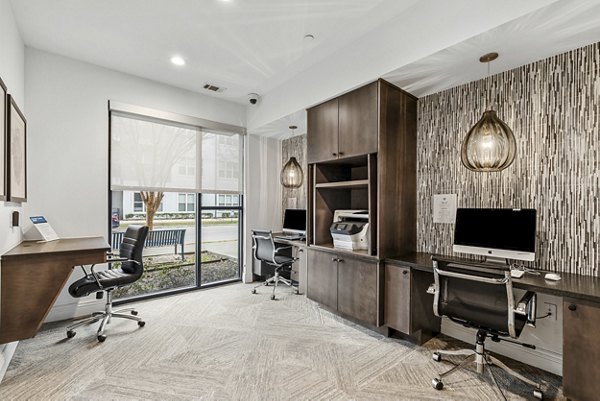 clubhouse at The Briscoe Apartments 