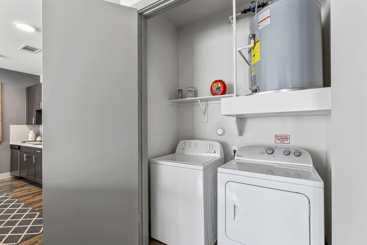 Laundry room at The Briscoe