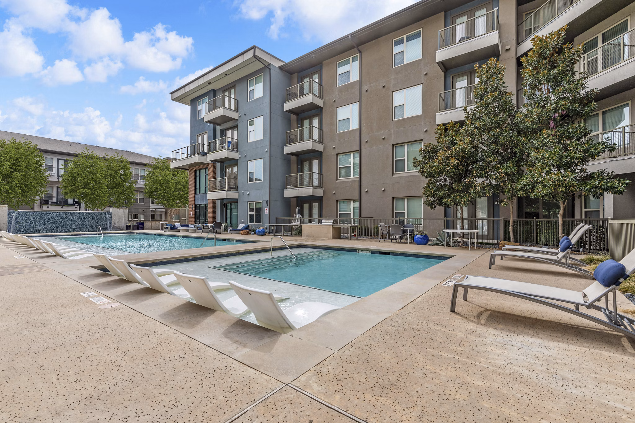 pool at The Briscoe Apartments 