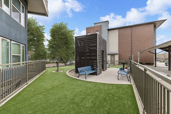 recreational area at The Briscoe Apartments 