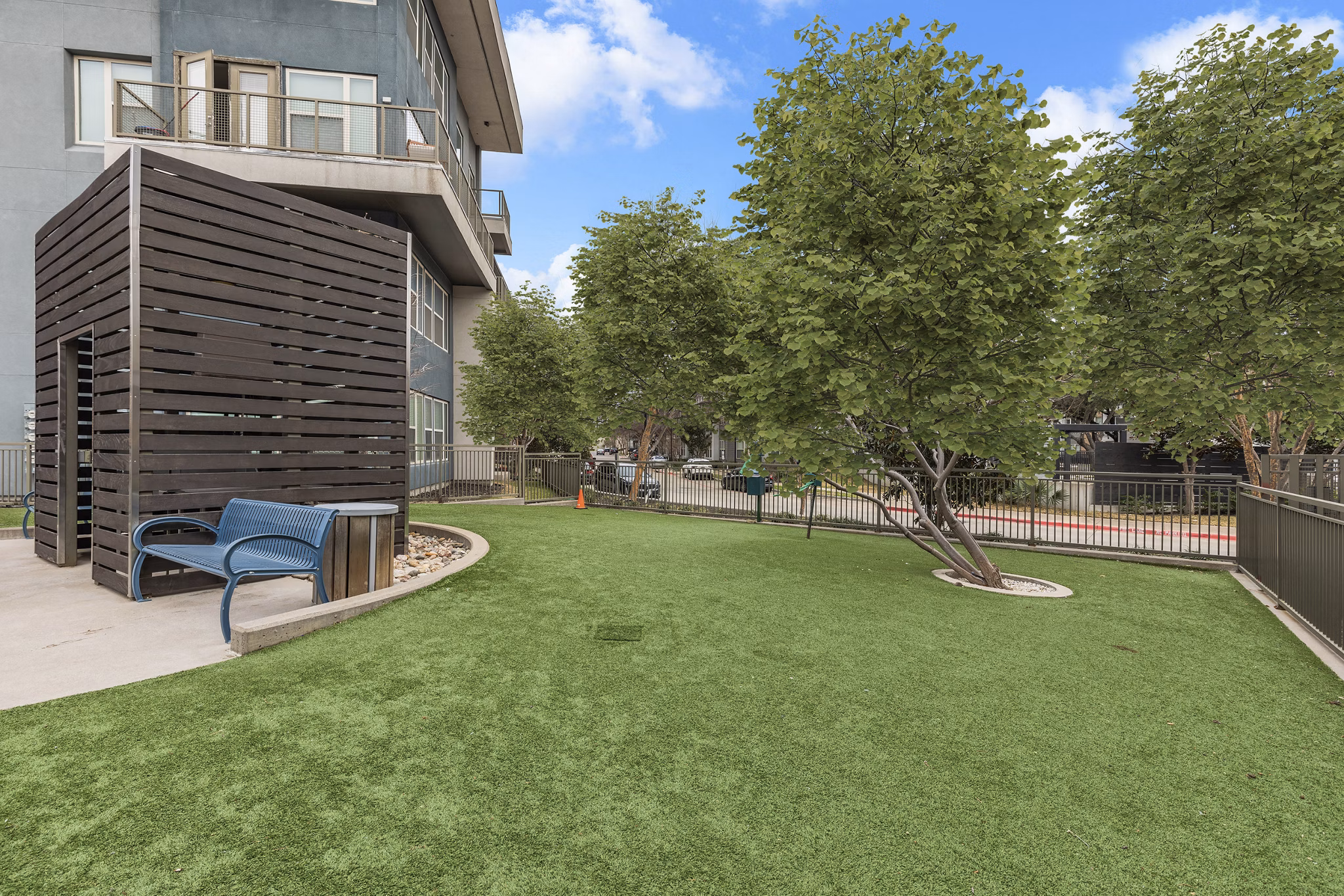 recreational area at The Briscoe Apartments 