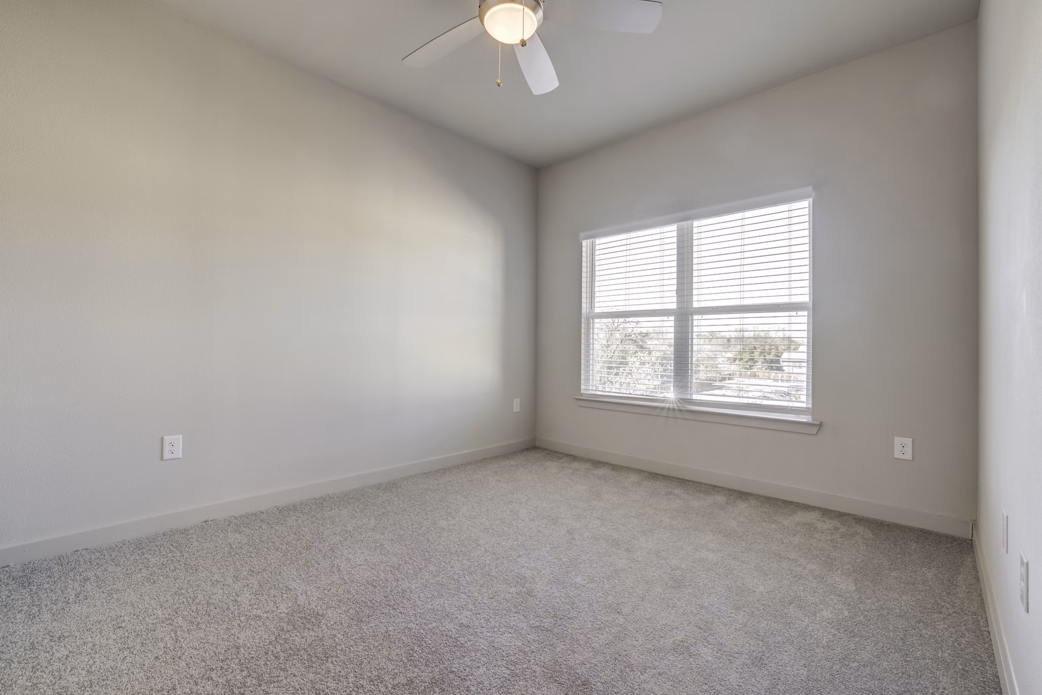 Cozy bedroom with modern decor at Trillium Terrace Apartments