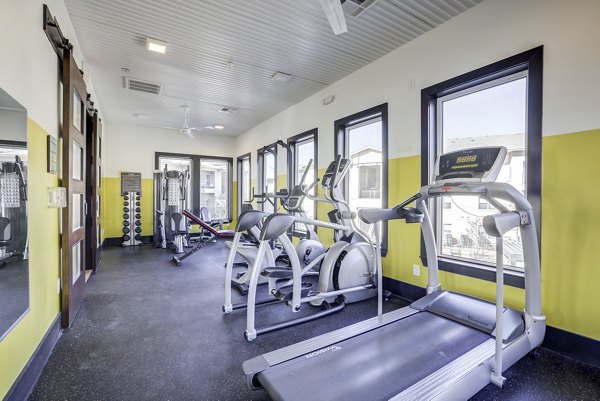 Fitness center with state-of-the-art equipment at Trillium Terrace Apartments, ideal for active lifestyles and health-focused residents