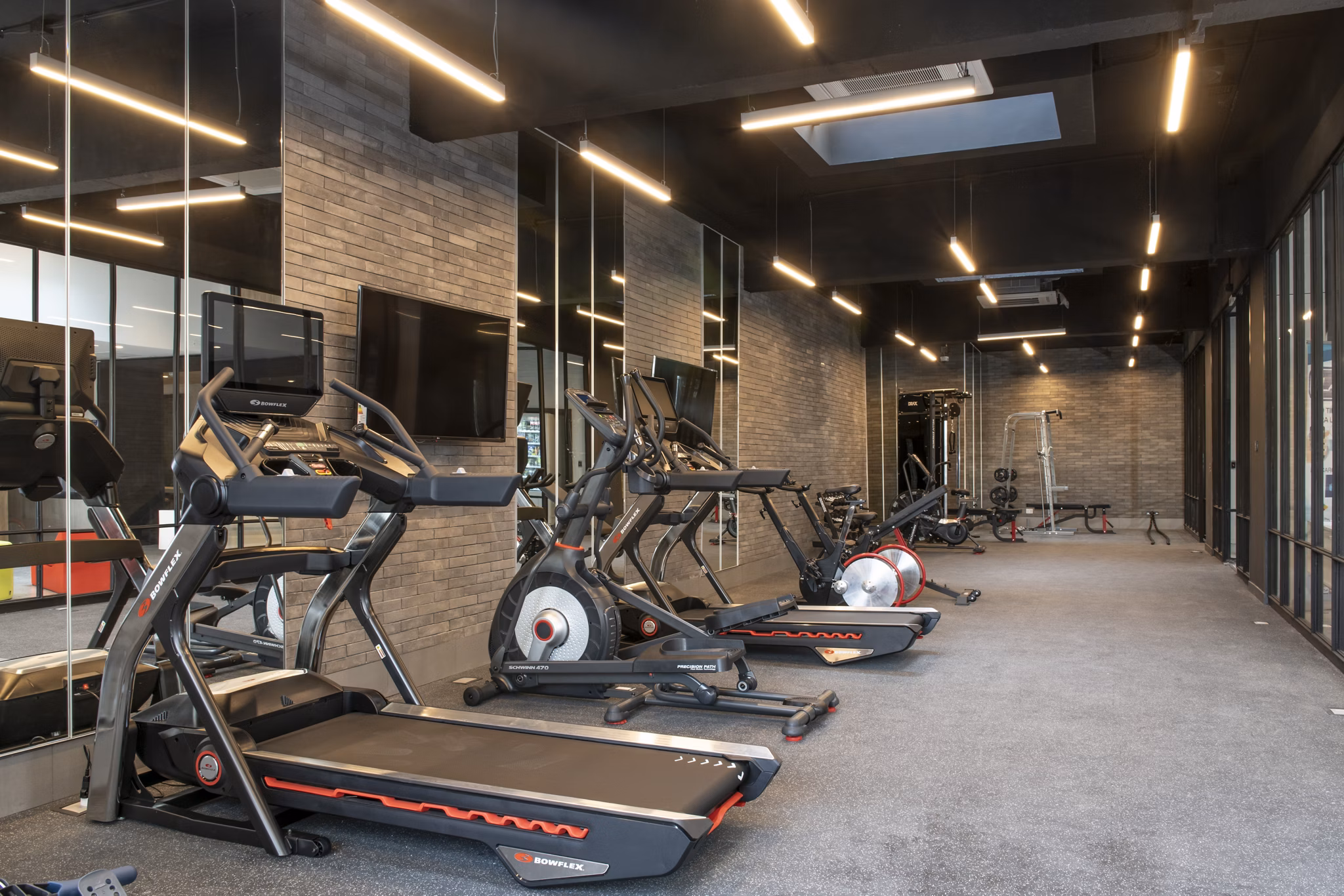 fitness center at Somma Plaza Nunoa Apartments