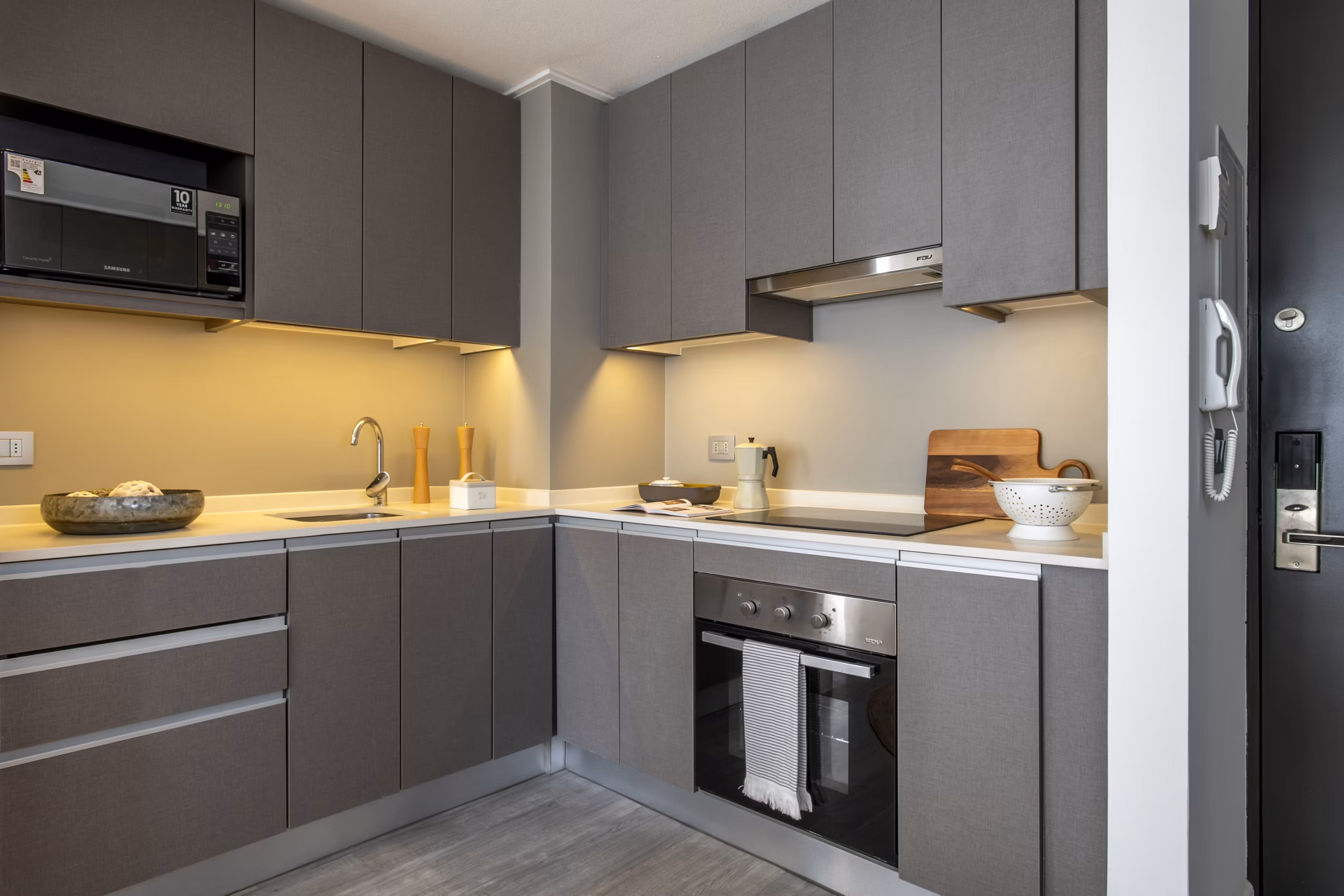 kitchen at Somma Plaza Nunoa Apartments