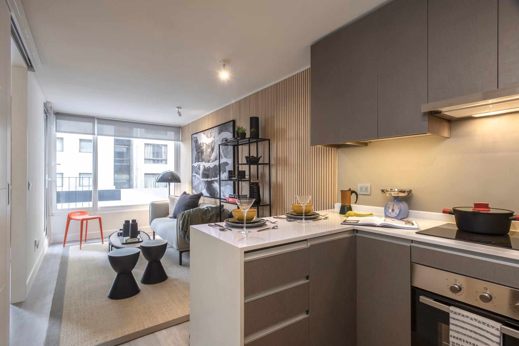 kitchen at Somma Plaza Nunoa Apartments