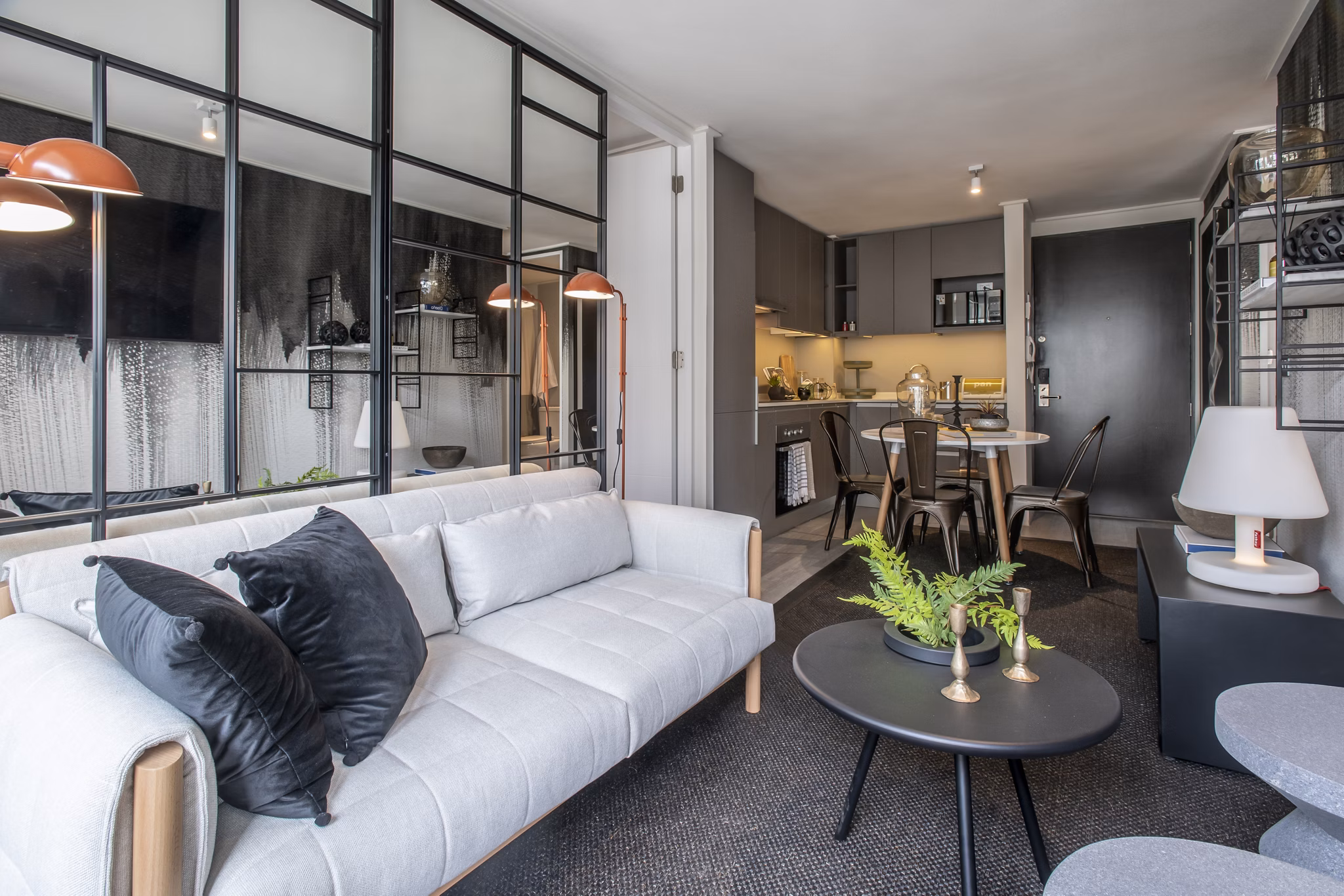 living room at Somma Plaza Nunoa Apartments