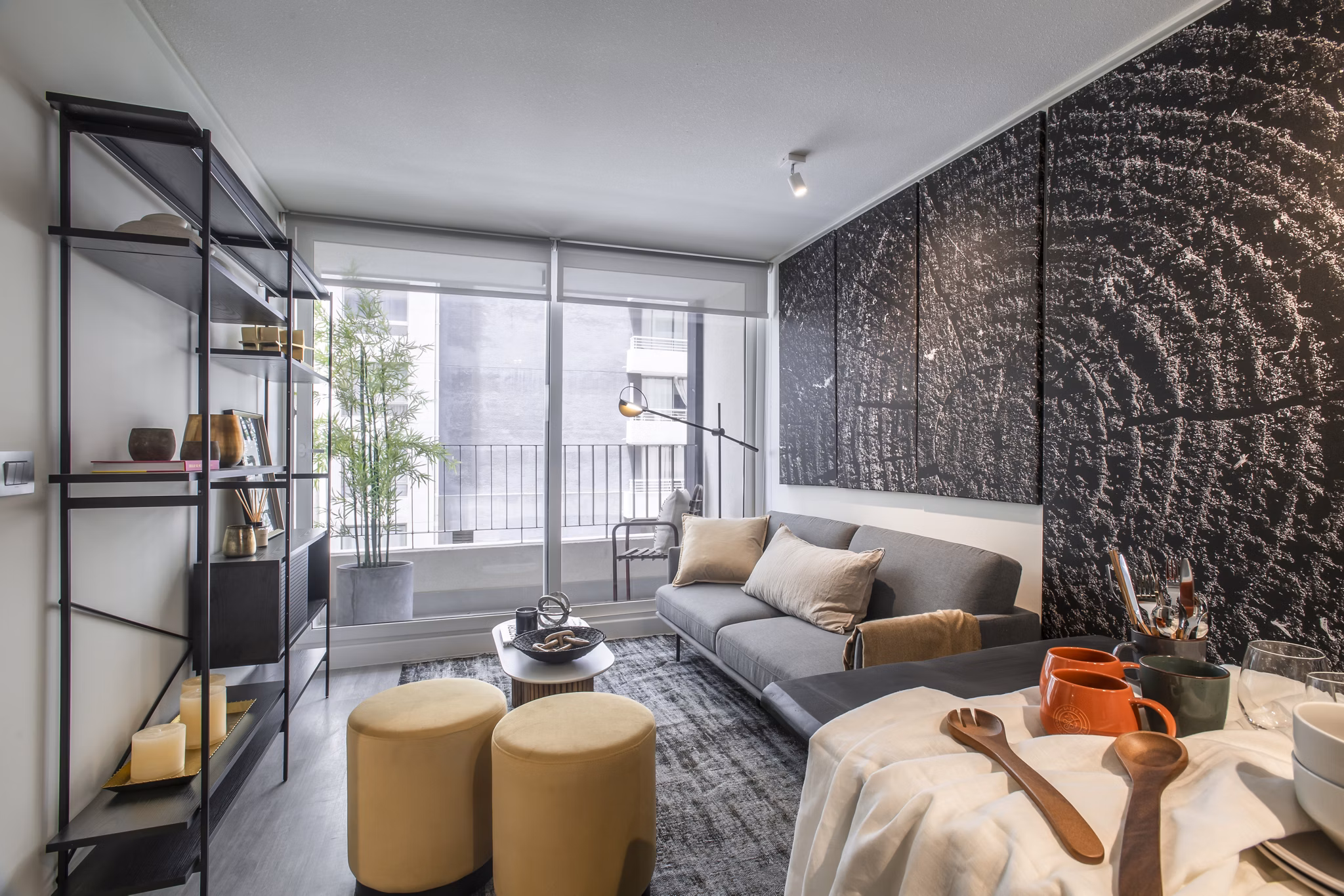 living room at Somma Plaza Nunoa Apartments