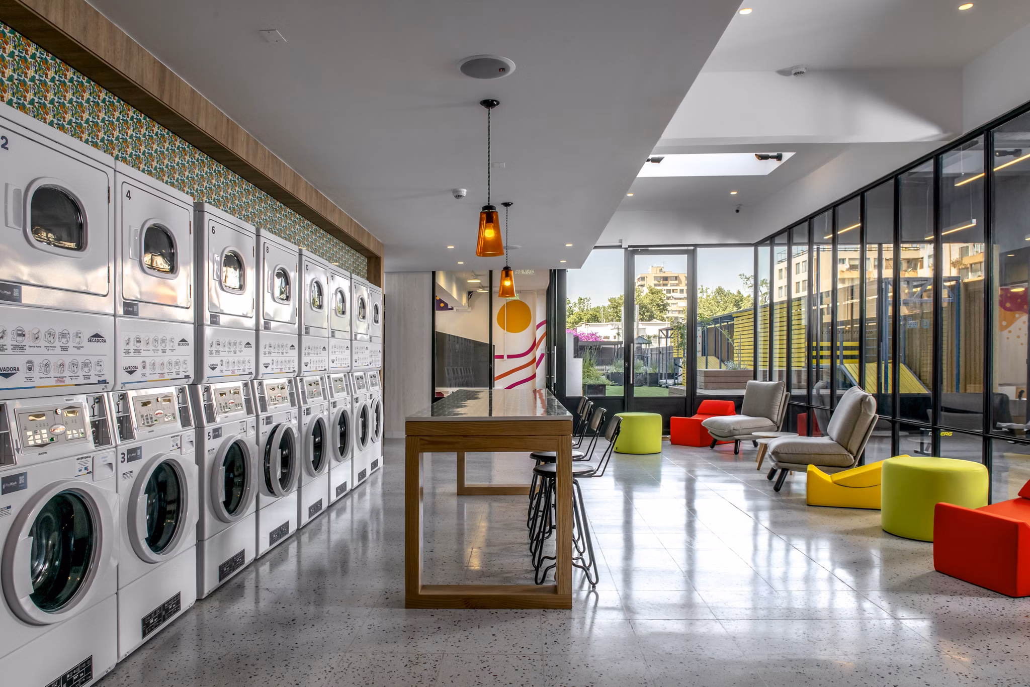 laundry facility at Somma Plaza Nunoa Apartments