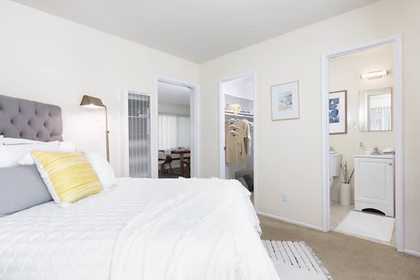 bedroom at Coronado Apartments