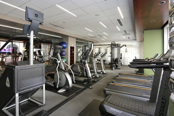fitness center at 1600 Glenarm Place Apartments