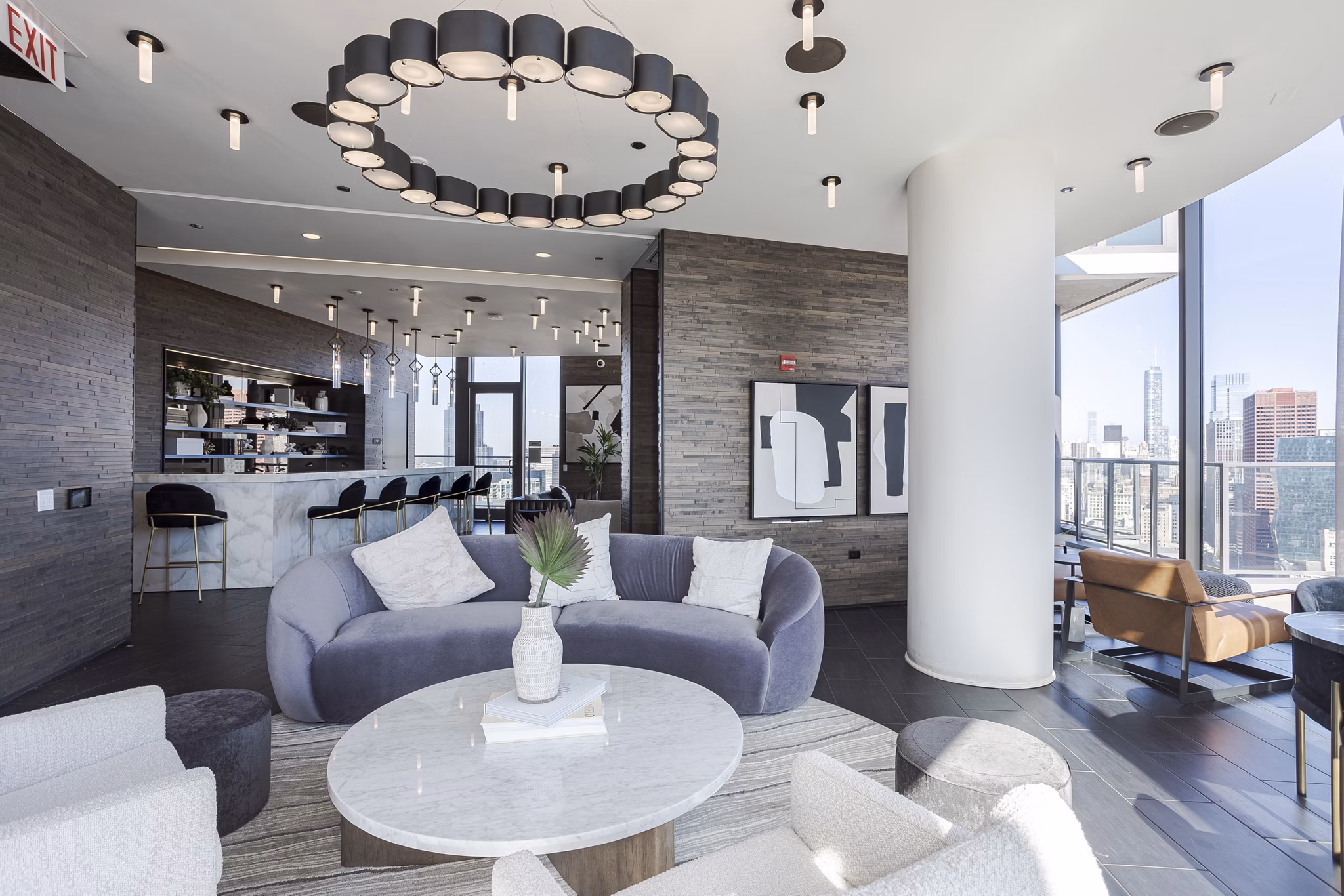 clubhouse at 1001 S State Apartments 