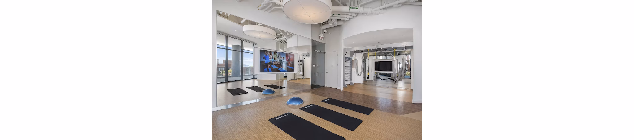 Fitness center with state-of-the-art equipment at 1001 S State Apartments