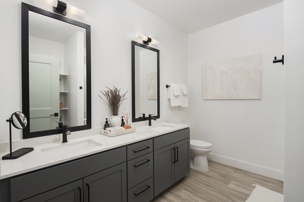 bathroom at Novel West Midtown Apartments