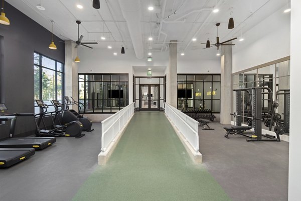fitness center at Novel West Midtown Apartments