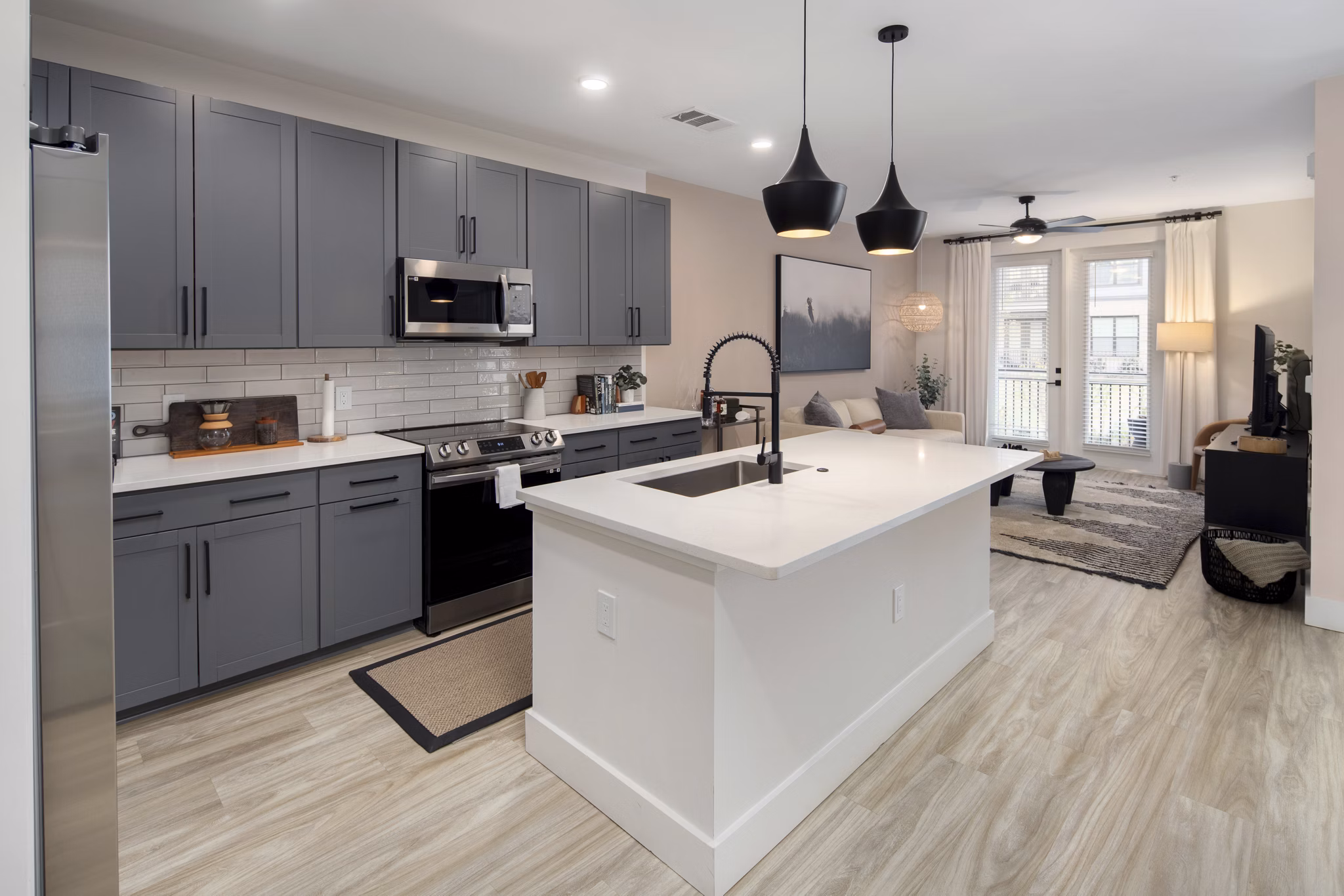 kitchen at Novel West Midtown Apartments