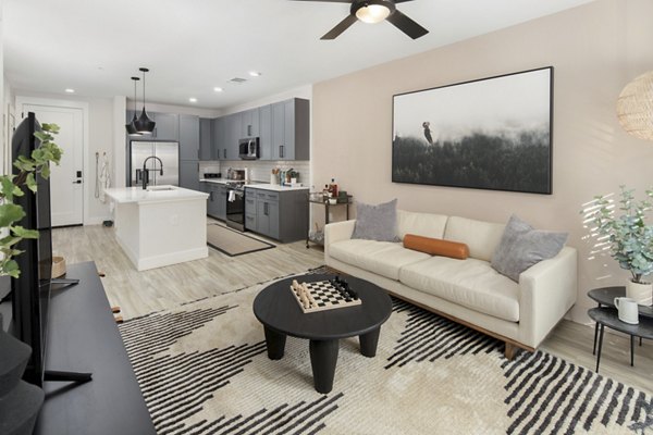 living room at Novel West Midtown Apartments