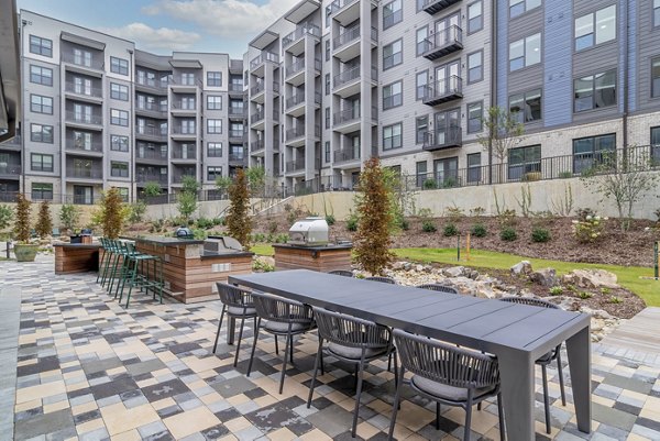 grill area at Novel West Midtown Apartments