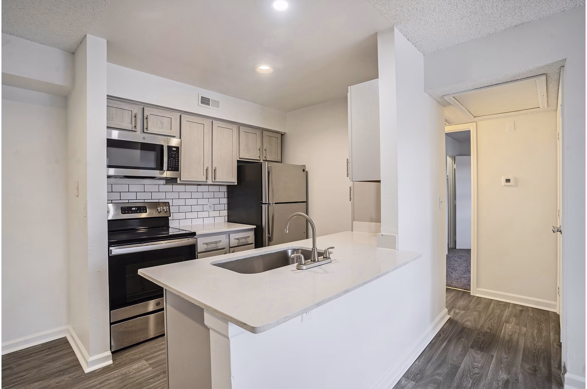 kitchen at Oakdale Springs Apartments Apartments
