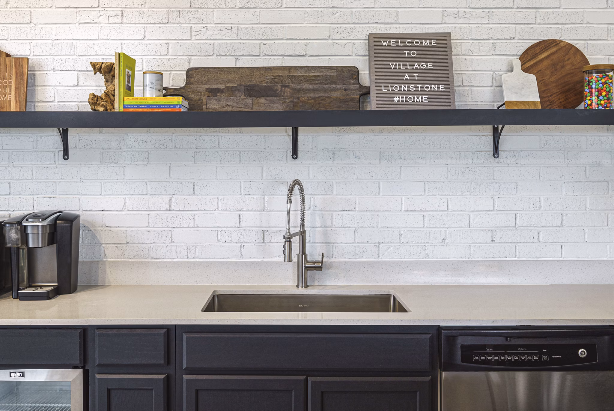 kitchen at Oakdale Springs Apartments Apartments