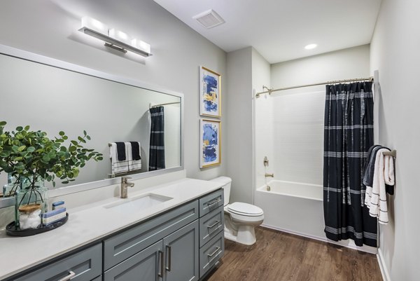 bathroom at Madison Place Apartments