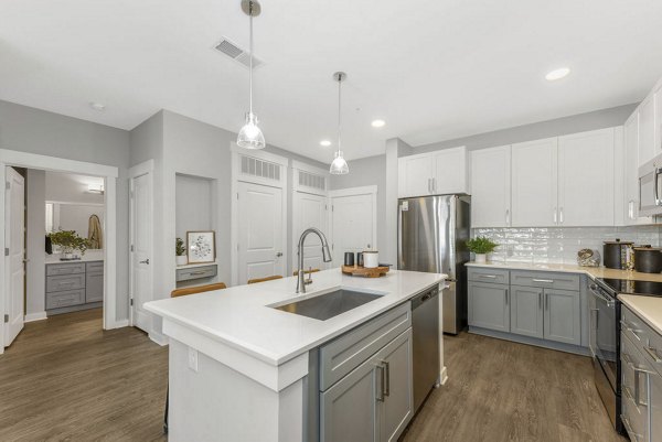 kitchen at Indigo at Berewick Apartments