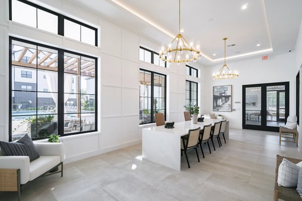 Clubhouse featuring cozy seating and modern decor at Citizen House MLK Apartments, a luxury Greystar-managed property in Austin, Texas
