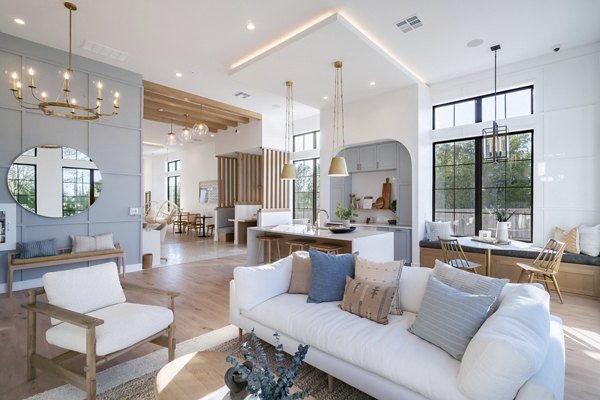 Modern clubhouse with stylish seating at Citizen House MLK Apartments