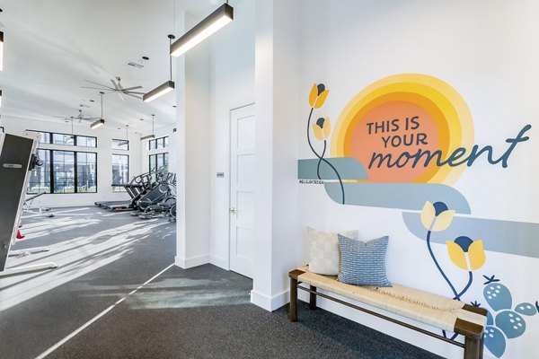 State-of-the-art fitness center at Citizen House MLK Apartments featuring modern equipment for active lifestyle enthusiasts