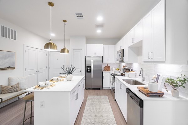 kitchen at Citizen House MLK Apartments