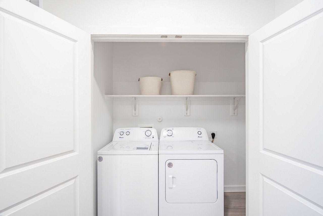 Laundry room at Citizen House Mlk