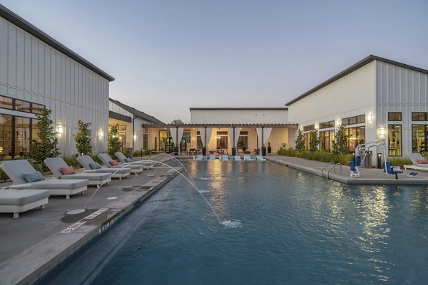 Luxurious rooftop pool with skyline views at Citizen House MLK Apartments Perfect for relaxation and socializing in a premier urban setting