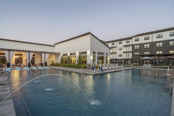 Skyline views from rooftop pool at Citizen House MLK Apartments, a Greystar community