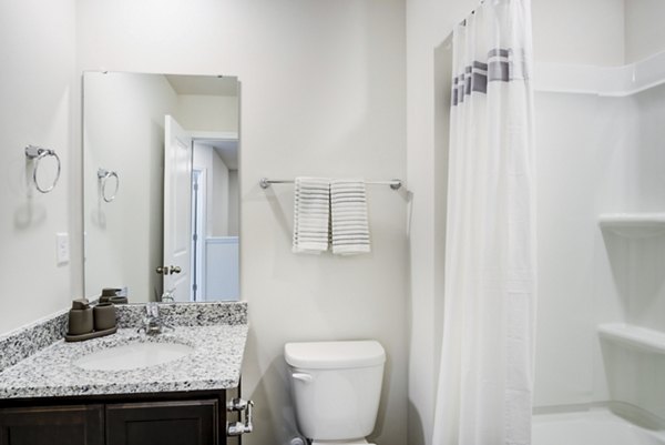 bathroom at Berkeley Homes Apartments